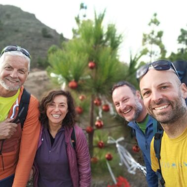 guided paragliding group christmas holidays