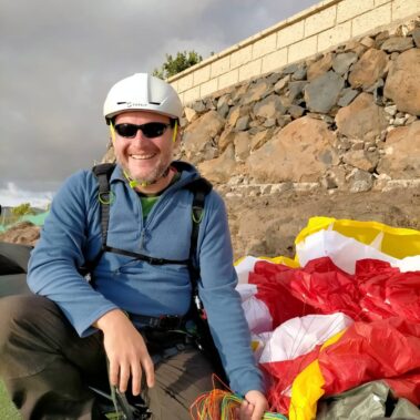 paragliding trip beginner pilot Tenerife